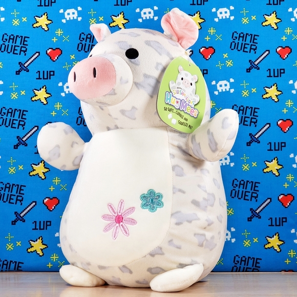 Squishmallow Reese the Spotted Pig 14" UltraSoft Stuffed Easter Plush NWT - Picture 6 of 12